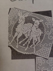 Deer Stag Filet Chair Design 900 Crochet Pattern Mail Order Laura Wheeler Vtg
