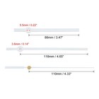 14 Set Replacement Clock Hands Kit Mechanism Movement Wall White Style 2