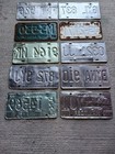 10 Canada Roadkill License Plates Ranging From Years 1957   Up Canadian