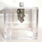 Meteorite And Display Cube 9 2 Gram Genuine Campo Del Cielo Meteorite With Coa