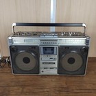 Sharp Gf-505st Stereo Cassette Radio Am Fm Vintage Junk