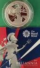 2017 The Britannia 20th Anniversary 1 Oz Silver Proof W coa