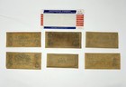 Vintage Antiqued Reproductions Confederate Currency Money 6 Bills Set B