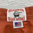 Vintage Birdwell Beach Britches Mens 28 Orange Nylon Board Shorts Surf Surfing
