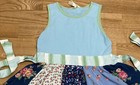 Girls Matilda Jane Blue Floral Dress Size 8 Euc