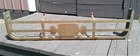 Antique Victorian Pierced Brass Fireplace Fender 1880s Era
