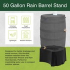 Good Ideas Rain Wizard 50gal Rain Barrel Stand  Adds Room For Buckets  open Box 