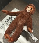 Ikea 8  Djungelskog Mini Monkey Orangutan Plush Stuffed Brown Animal Toy New