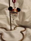 Swarovski Crystal Walt Disney Christmas Mickey Santa Ears Ornament Disney Stand