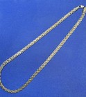 32 7 Grams Vintage 950 Mexico Sterling Silver  Link Necklace 20    Length Nice