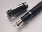 Montblanc Boheme Retractible Fountain Pen 14k Medium Nib Platinum Trim  795