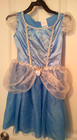 Disney Princess Cinderella Blue Costume Dress Size S 4-6  Dress Up Pretend Play