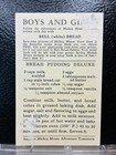 1930s Mickey Mouse Walt Disney Bell Bread Recipe Card Minnie