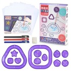Spirograph Deluxe Tin Set Draw Spiral Designs Interlocking Toys Gears Wheels
