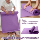 Non-slip Abdominal Wheel Yoga Mat - Thick Fitness Pad For Core Training Portable