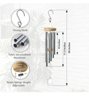 Memorial Wind Chime 30  Sympathy Bereavment Gift Backyard Garden Porch Home