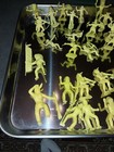 Vintage Marx Fort Apache Playset 60mm Yellow Indians 1950s Toy Figures Lot 