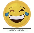 500 Pcs Emotion Sticker Roll 1 Inch Round Kawaii Smile  Emoji  Happy Faces