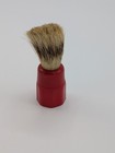 Peerless Pure Bristles Shaving Brush Red Plastic Handle 24mm Knot 