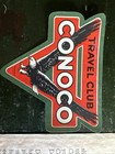 Original Old 1930 s  Conoco Travel Club Sticker  Decal W  Beautiful Eagle  C718