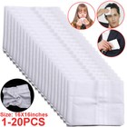 Lot White 100  Cotton Men Handkerchiefs Hanky Pocket Square Hankie Father Gift