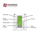 Electric Tile Radiant Warm Floor Heat Heated Kit  120v  All Sizes Available