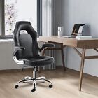 Olixis Ergonomic Computer Gaming Chair With Lumbar Support Flip-up Arms Black