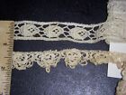 L12 - Lot Of Vintage French Lace Insertion Trim
