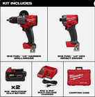Milwaukee 3697-22 M18 Fuel 18v 2-tool Combo Kit  hammer Drill   Impact Driver 