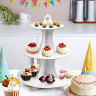 3-tier Round Cupcake Stand  Cardboard Cupcake   Dessert Cup Cake Stand  For Birt