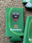 Dc United Soccer Heineken Beer  4ea  Koozies   Coozies   Insulated Can Cooler