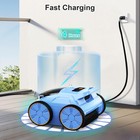 2025 New  Robotic Pool Vacuum   180 Mins Runtime For Pool Up To 2100 Sq ft