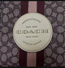 Coach  Crossbody Dempsey File Bag  Signature Jacquard With Stripe  coach Patch
