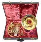 Yamaha Yhr-87d Full Double Horn Professional Model Used With Hardcase Mouthpiece