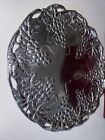 Arthur Court 12  Grape Clusters Round Platter Serving Tray Plate 1995 Aluminum