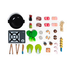 Wooden Magnetic Hot Pot Toy Set Kids Pretend Play Food Cooking Toy