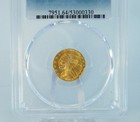 1927 P  2 5 Gold Indian Head Pcgs Ms 64 Quarter Eagle