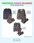 The Children   s Place Family Matching  Christmas And Holiday Pajama Sets  Cotton