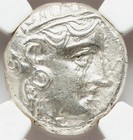 Ngc Ch Au  Attica Athens 353-294 Bc  Owl Ar Tetradrachm Silver Athena Greek Coin