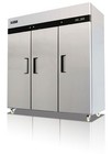 Migali C-3r Upright Stainless Three 3 -door Refrigerator-top Mount-warranty 