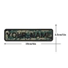 Custom Name Number Patch Stripes Badge Chevrons Personalized Hook Sew On Iron On