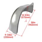 2 Pc Steel Mini Tubs Inner Wheel House For Chevy Ii 1962-1965 Nova Base 040404ds