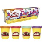 Hasbro - Play-doh 4 Pack Of Sweet Themed Non-toxic Colors  4-ounce Cans  new Toy
