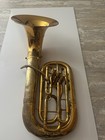Vintage  Martin  Baritone Horn With Removable Bell  And Case