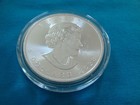 2020 1 Oz Canada Maple Leaf  9999 Fine Silver  5 Coin In Cap  300