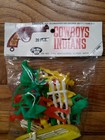 Vintage  1980  S  Tim Mee  20 Pc Cowboys And  Indians Playset  Sealed Moc
