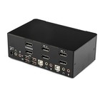 Startech Sv231dpua 2 Port Usb Displayport Kvm Switch Audio