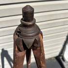Vintage Wood Tripod 44-1 2    Rustic Decor Transit Lamp Stand Survey Wooden
