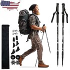2x Trekking Poles Nordic Walking Hiking Sticks Anti-shock Adjustable Alpenstock
