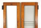 Vintage Two Panel Mahogany Double Doors 81 5 X 59 75 In 